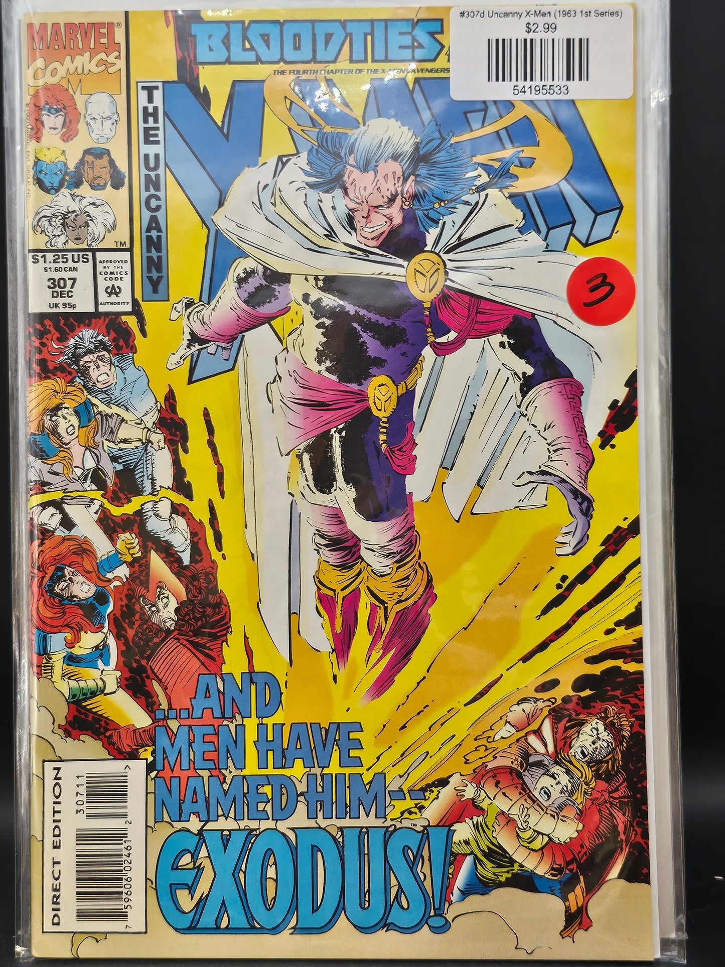 #307d Uncanny X-Men (1963 1st Series)