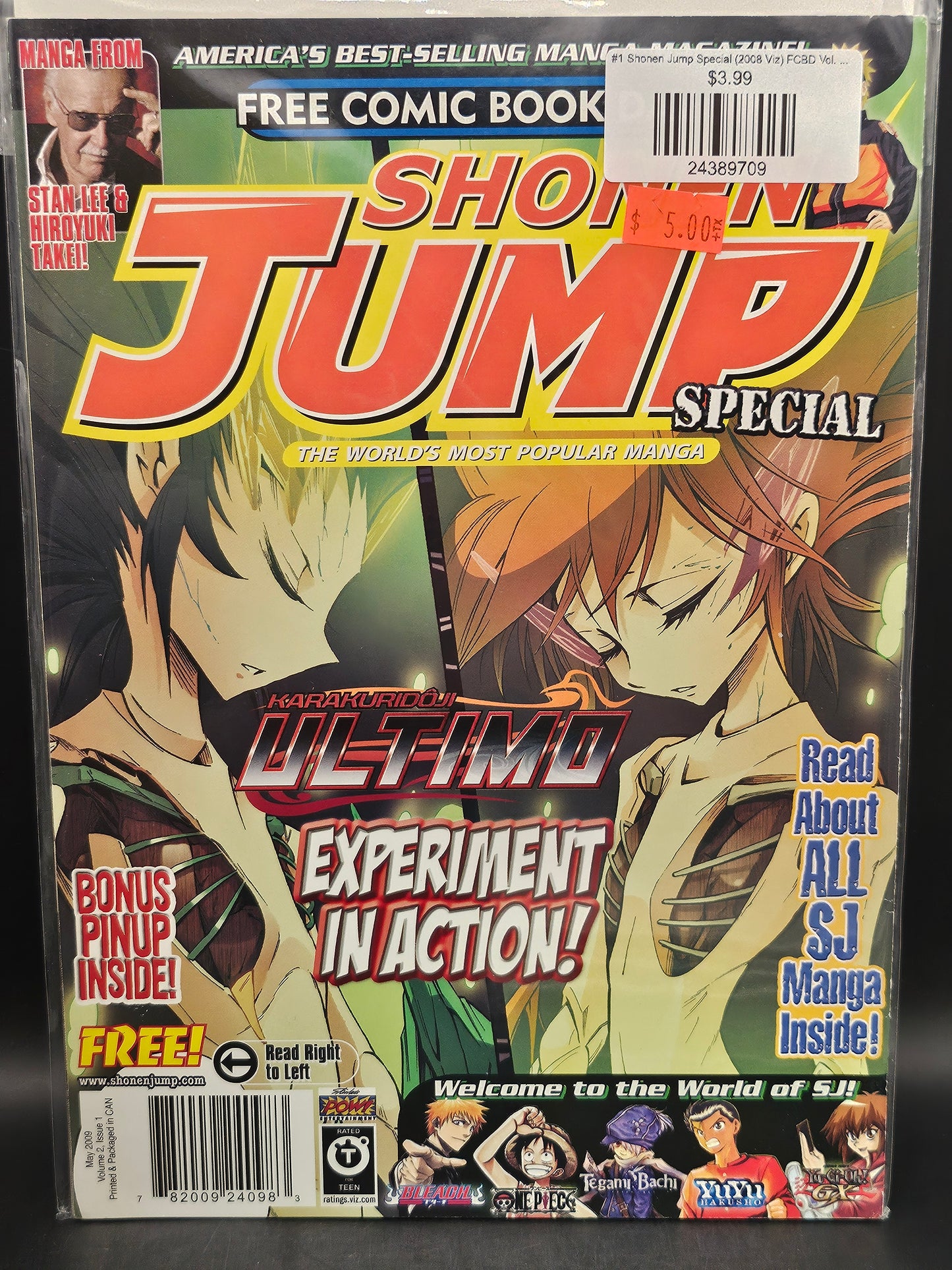 #1 Shonen Jump Special (2008 Viz) FCBD Vol. 2 (stan lee photo on cover)
