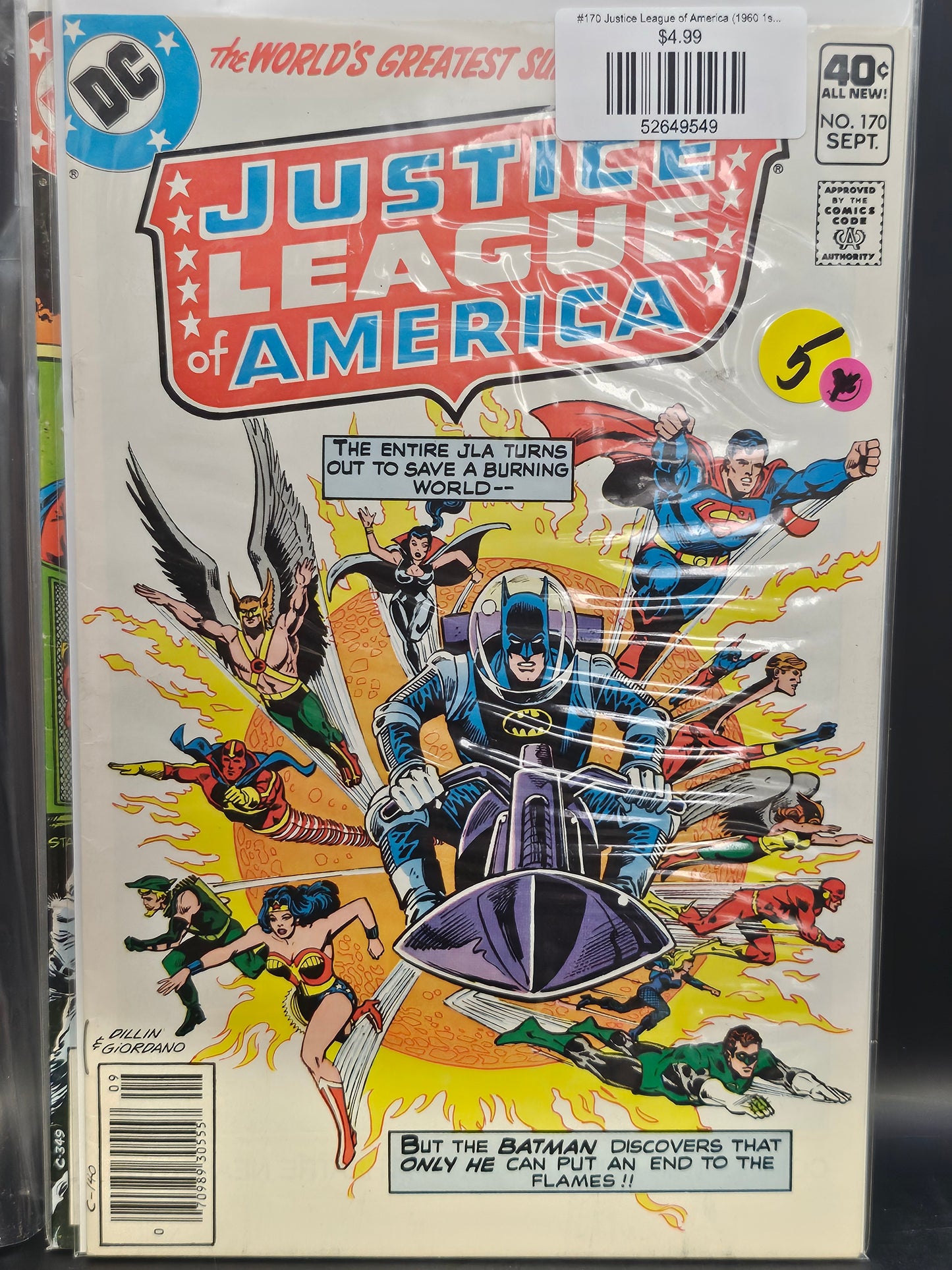 #170 Justice League of America (1960 1st Series)