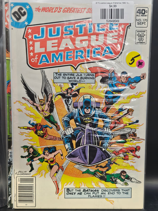 #170 Justice League of America (1960 1st Series)