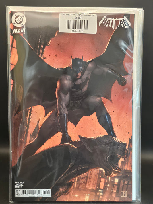 #10C (Jorge) BATMAN (JORGE MOLINA CARD STOCK VAR)