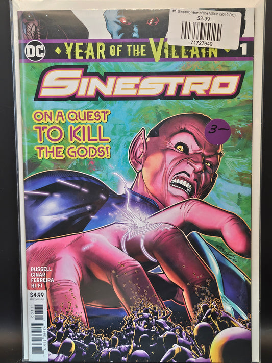 #1 Sinestro Year of the Villain (2019 DC)