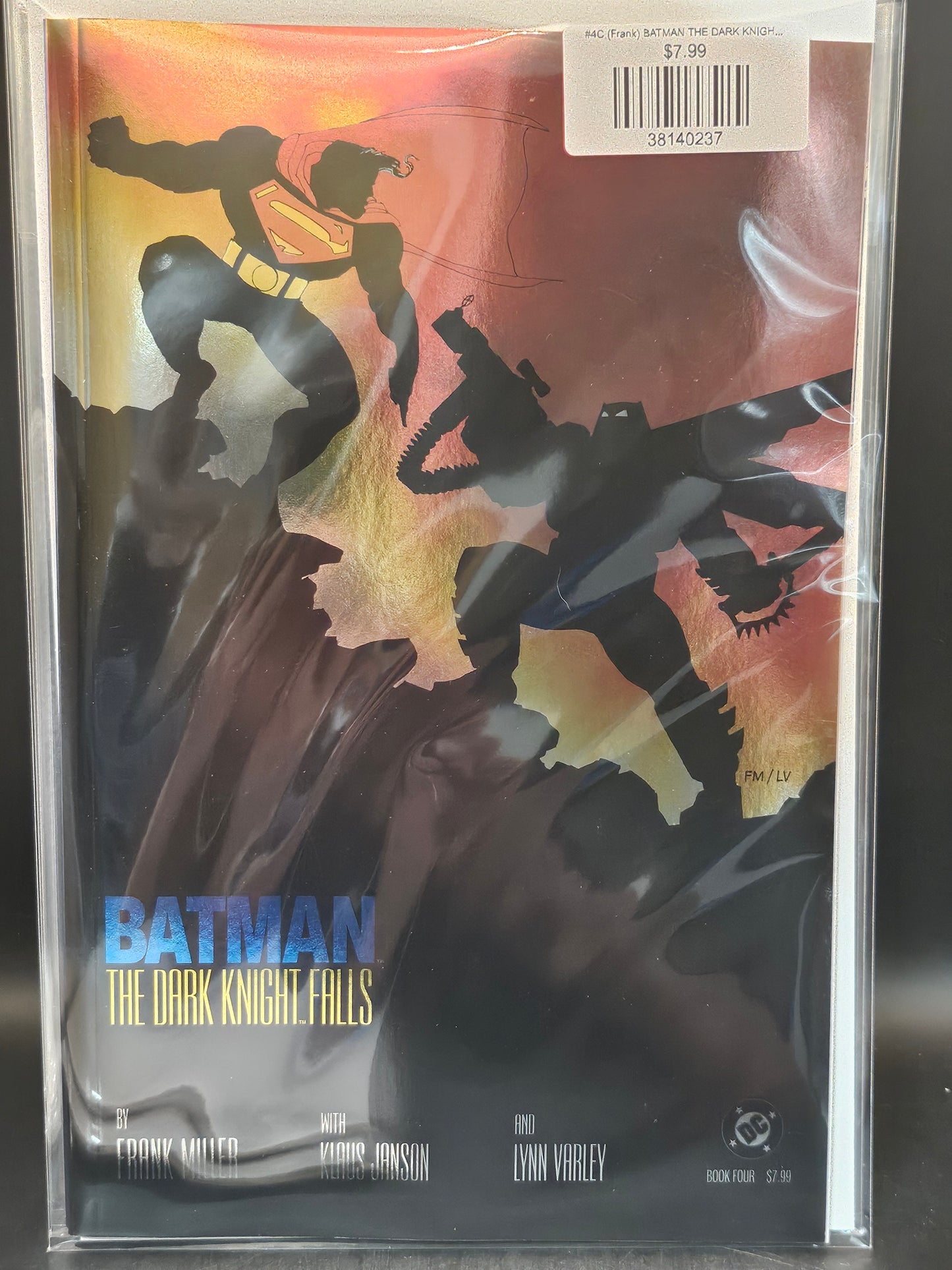 #4C (Frank) BATMAN THE DARK KNIGHT RETURNS (OF 4 FACSIMILE EDITION FRANK MILLER FOIL VAR)