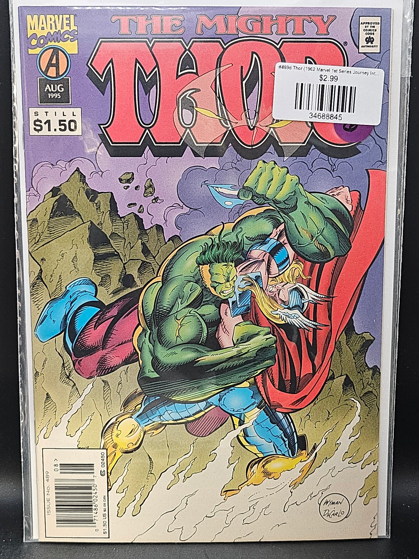 #489d Thor (1962 Marvel 1st Series Journey Into Mystery)