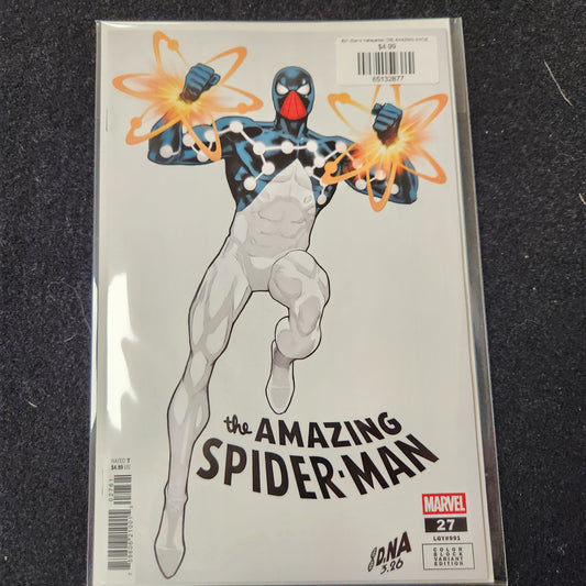 #27 (David Nakayama) [DS] AMAZING SPIDER-MAN (Color Block White Variant)
