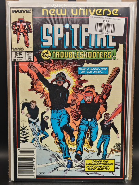 #6MJ Spitfire and the Troubleshooters (1986) Mark Jewelers