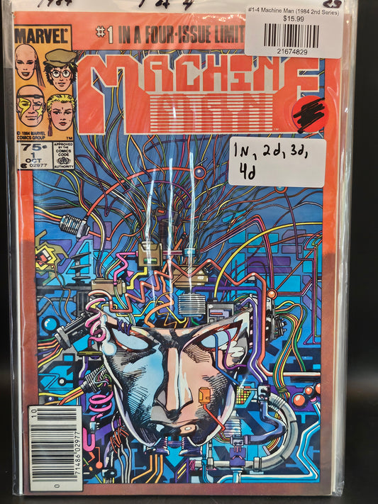 #1-4 Machine Man (1984 2nd Series)