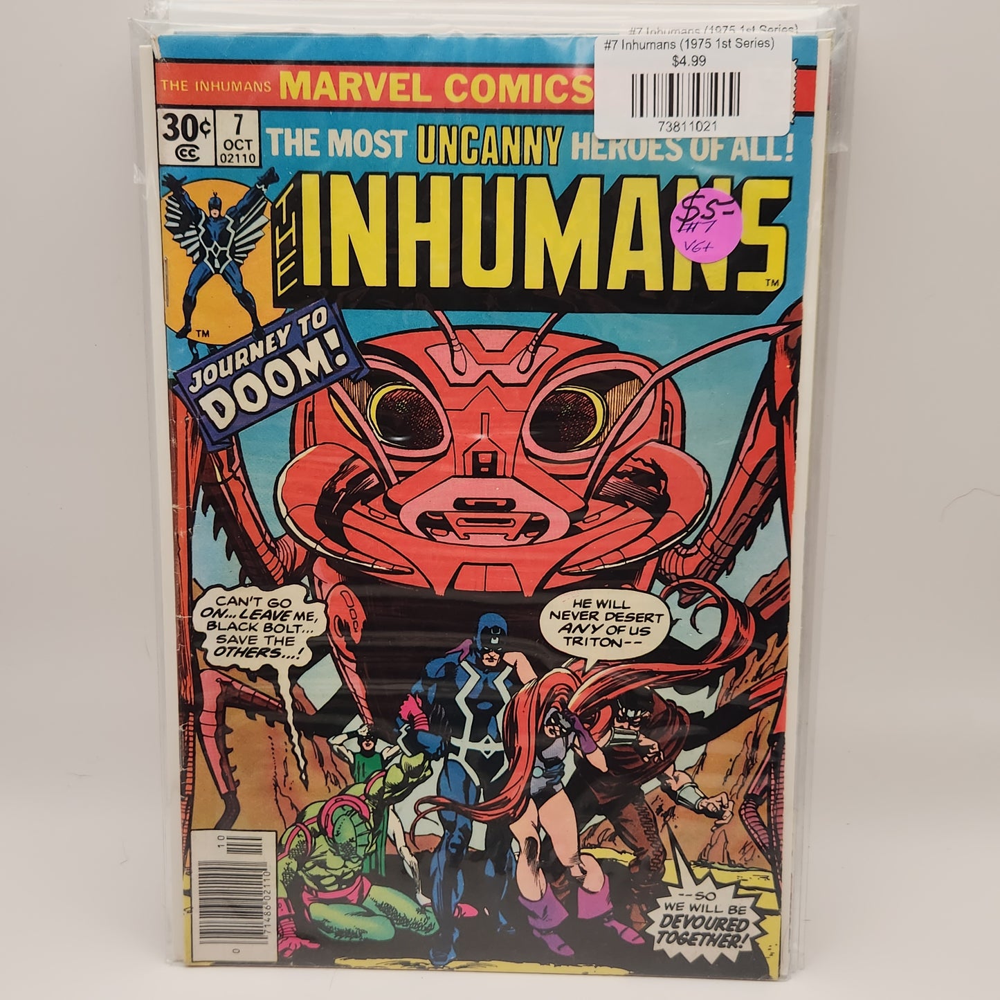 #7 Inhumans (1975 1st Series)