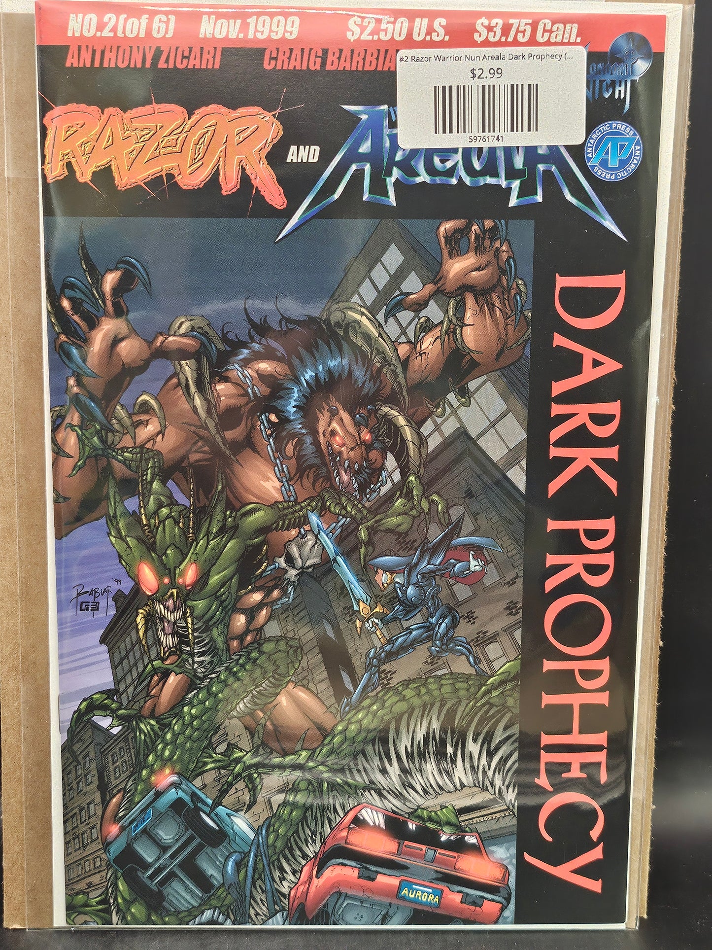 #2 Razor Warrior Nun Areala Dark Prophecy (2000)