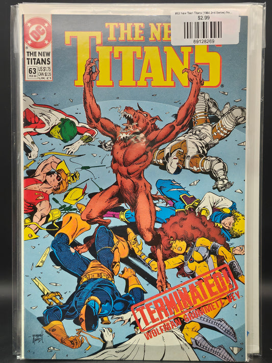 #63 New Teen Titans (1984 2nd Series) New Titans