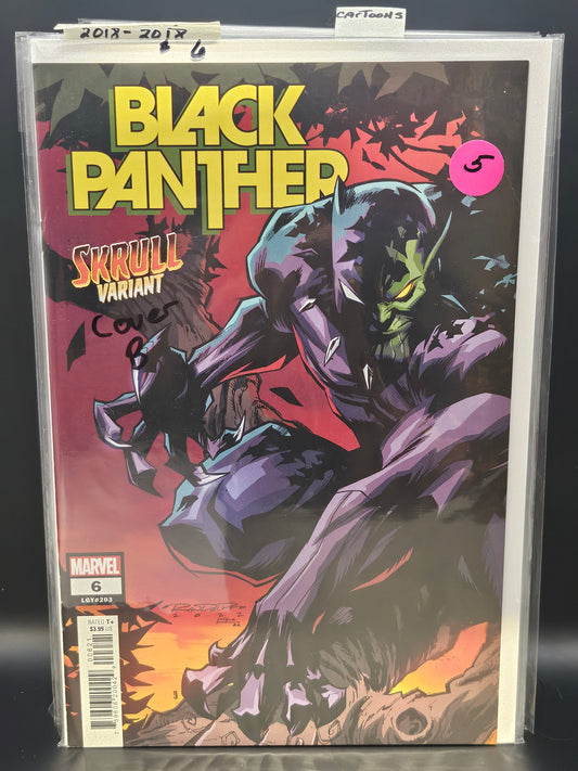 #6 Cover B $5 - Black Panther (2022 Marvel 8th Series)
