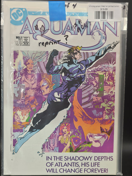 #1-4 Aquaman (1986 1st Limited Series)