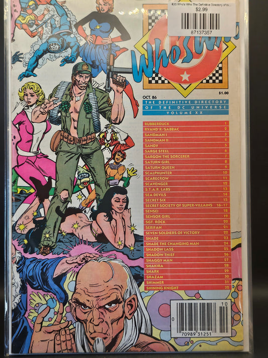 #20 Who's Who The Definitive Directory of the DC Universe (1985)