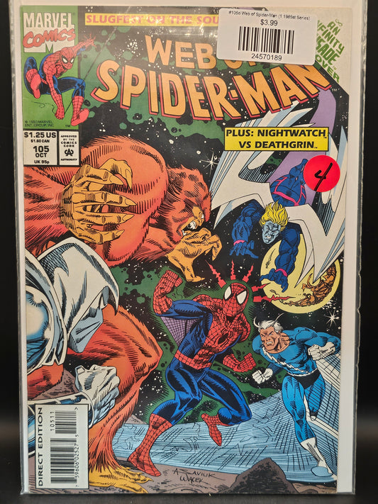 #105d Web of Spider-Man (1985 1st Series)