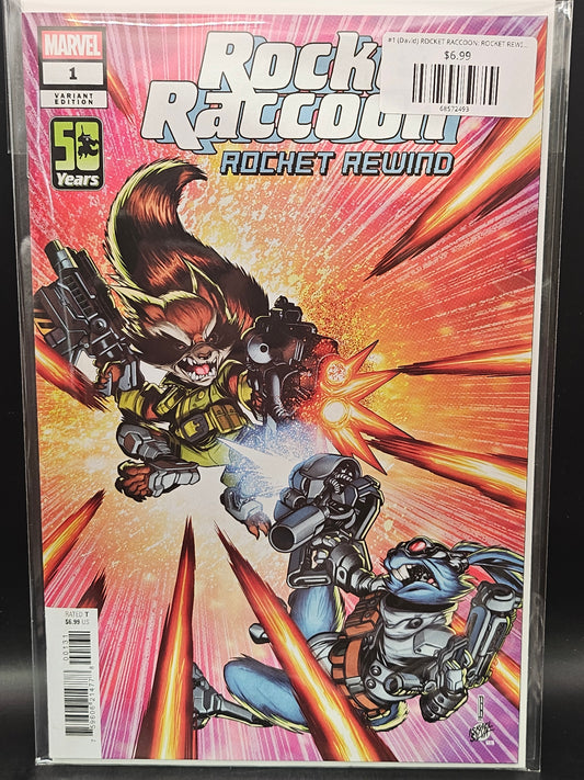 #1 (David) ROCKET RACCOON: ROCKET REWIND (DAVID BALDEON VARIANT)