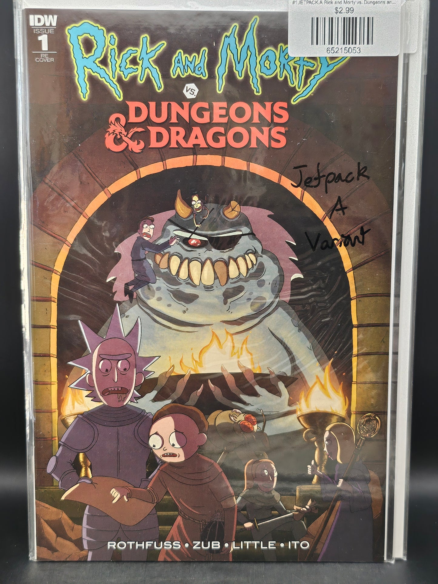 #1JETPACK.A Rick and Morty vs. Dungeons and Dragons (2018 IDW)