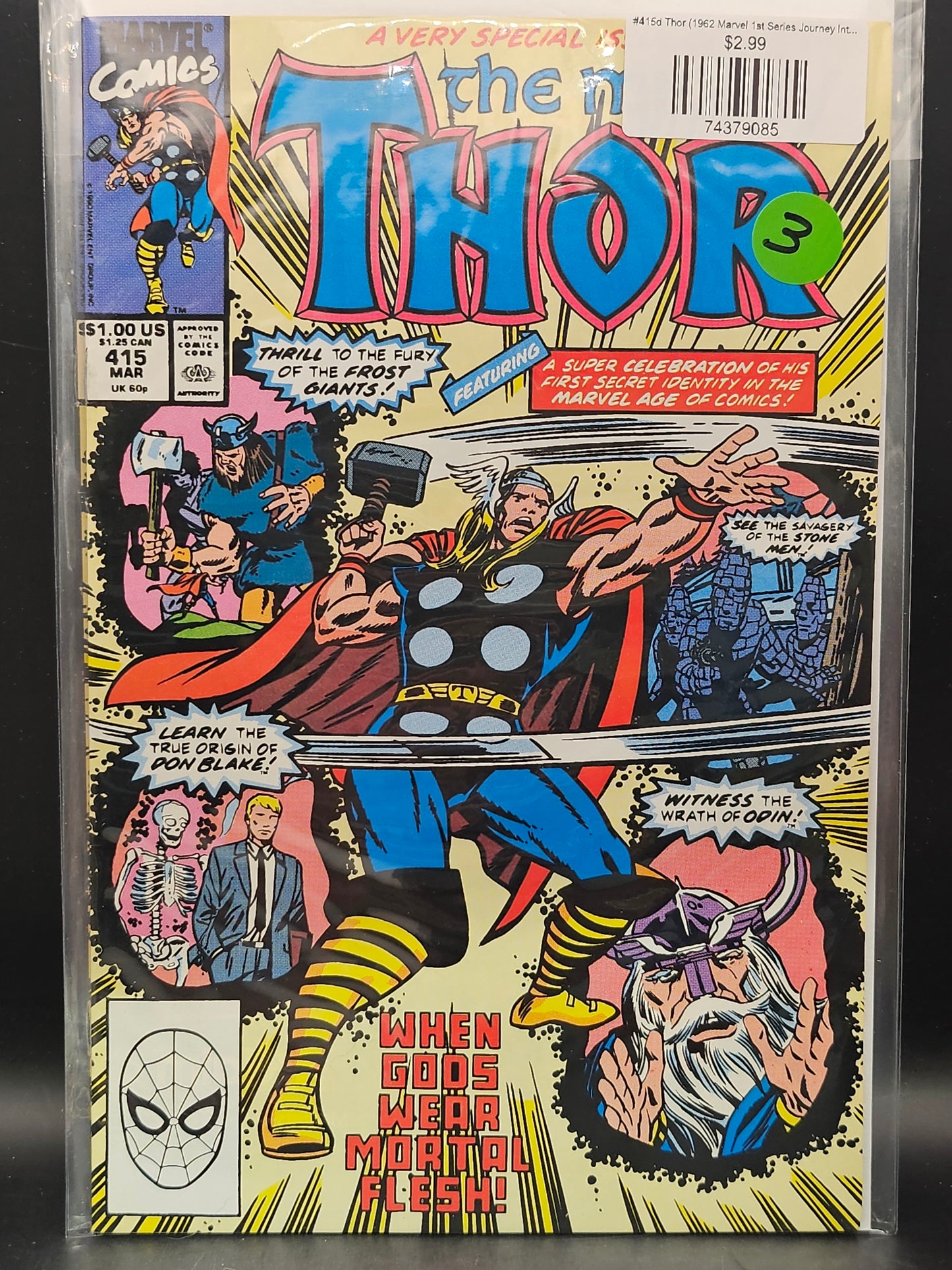 #415d Thor (1962 Marvel 1st Series Journey Into Mystery)