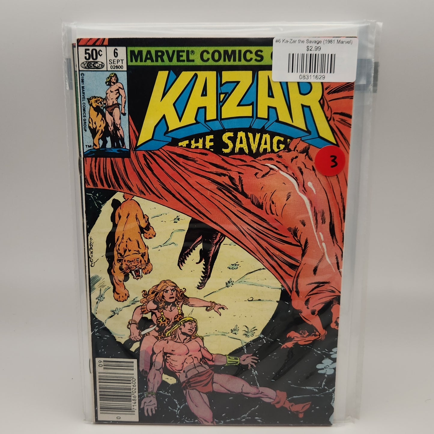 #6 Ka-Zar the Savage (1981 Marvel)