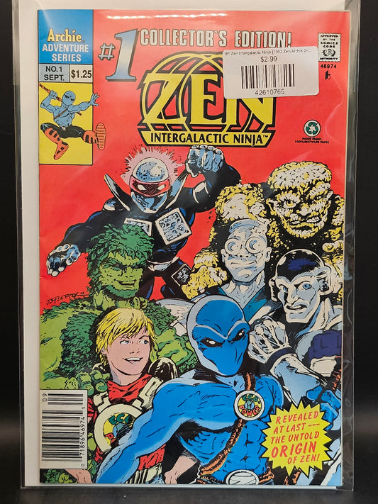#1 Zen Intergalactic Ninja (1992 Zen/Archie 2nd Series)