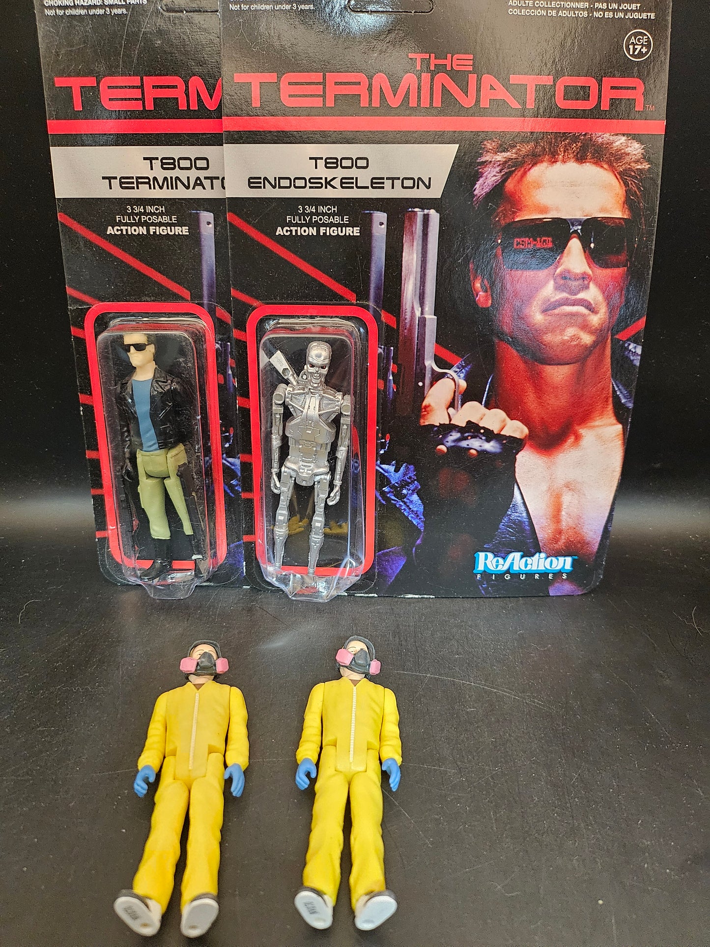 The Terminator T800, endoskeleton Jesse Pinkman  Action Figure ReAction Funko