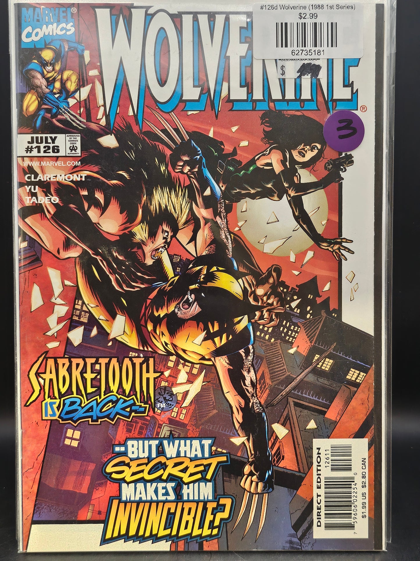 #126d Wolverine (1988 1st Series)