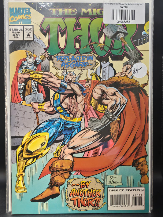 #478d Thor (1962 Marvel 1st Series Journey Into Mystery)