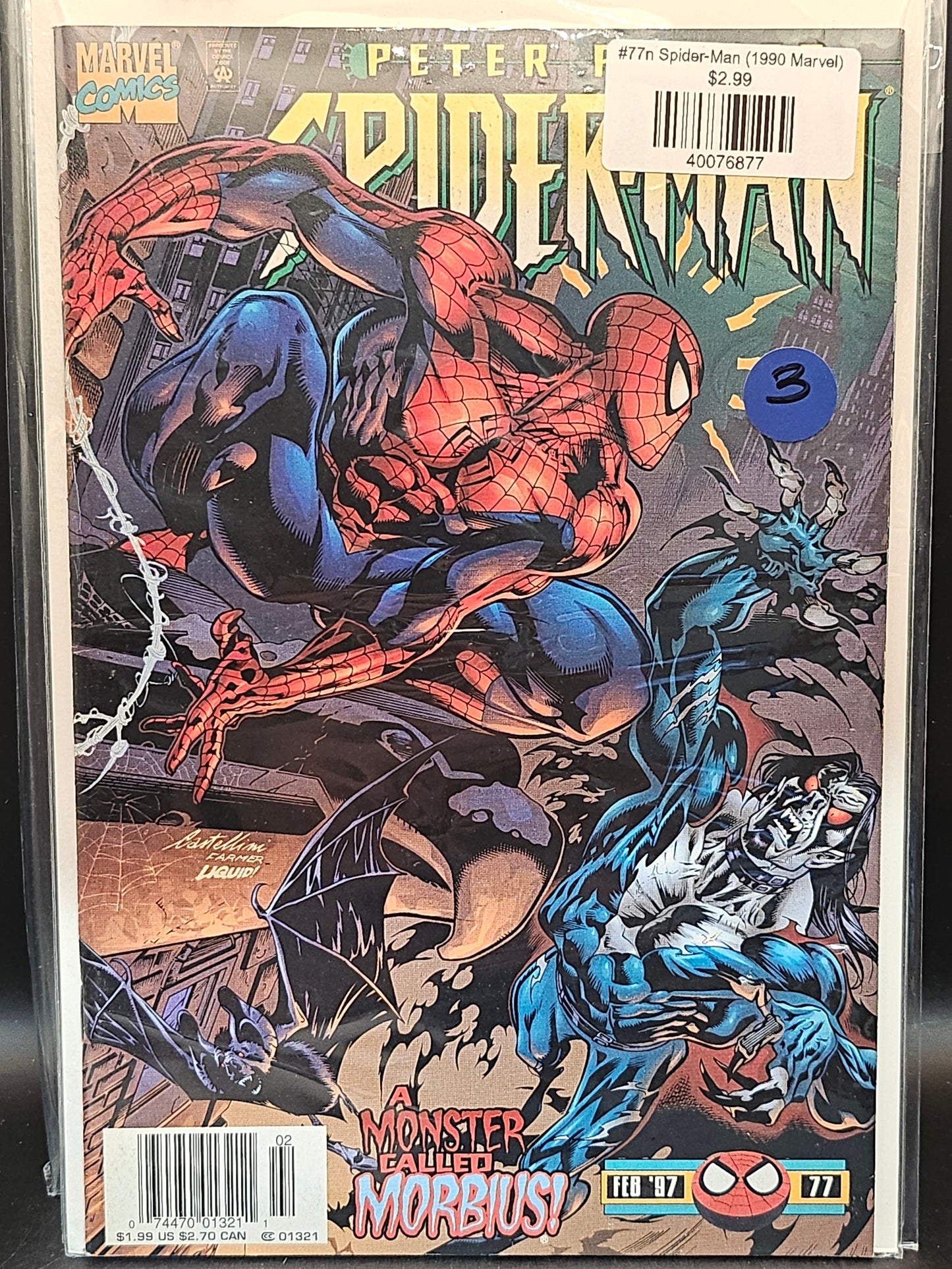 #77n Spider-Man (1990 Marvel)