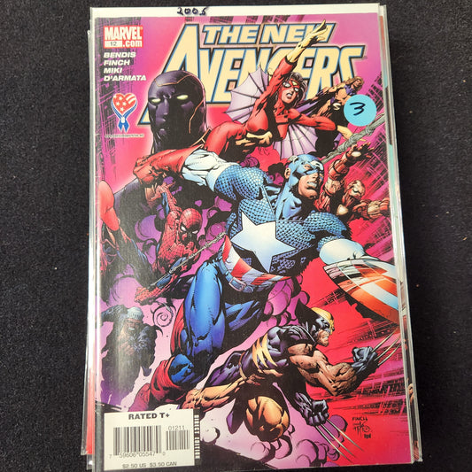 New Avengers #12 (2005-10) blue $3