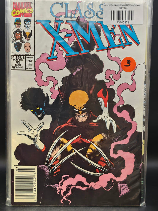 #45n X-Men Classic (1986-1995 Marvel) Classic X-Men