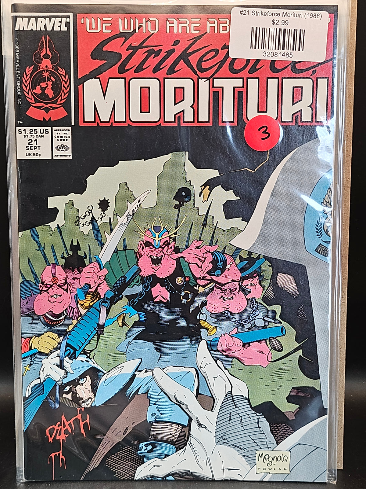 #21 Strikeforce Morituri (1986)