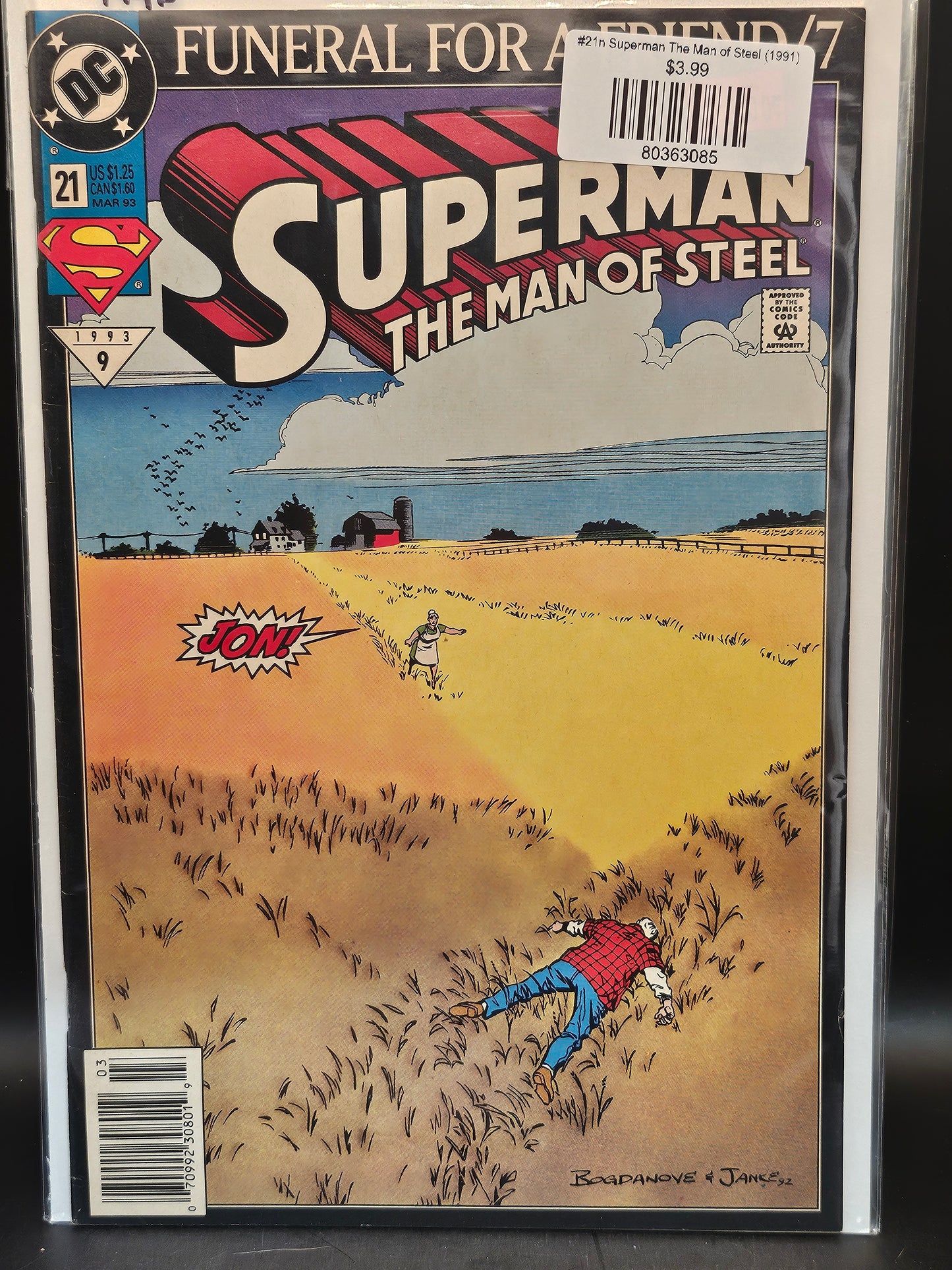 #21n Superman The Man of Steel (1991)