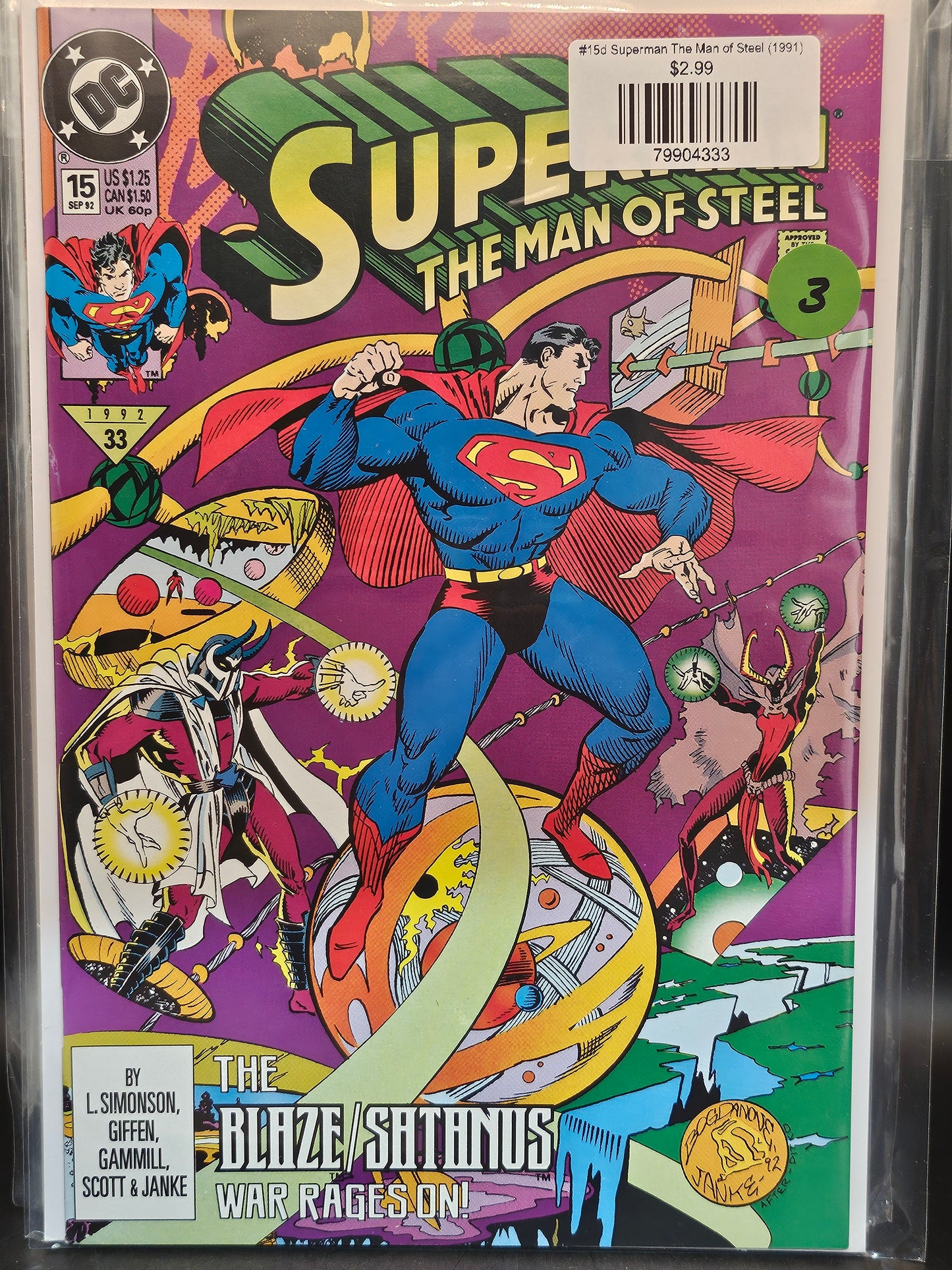 #15d Superman The Man of Steel (1991)
