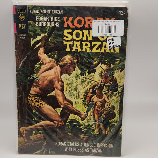 #12 Korak Son of Tarzan (1964 Gold Key/DC)