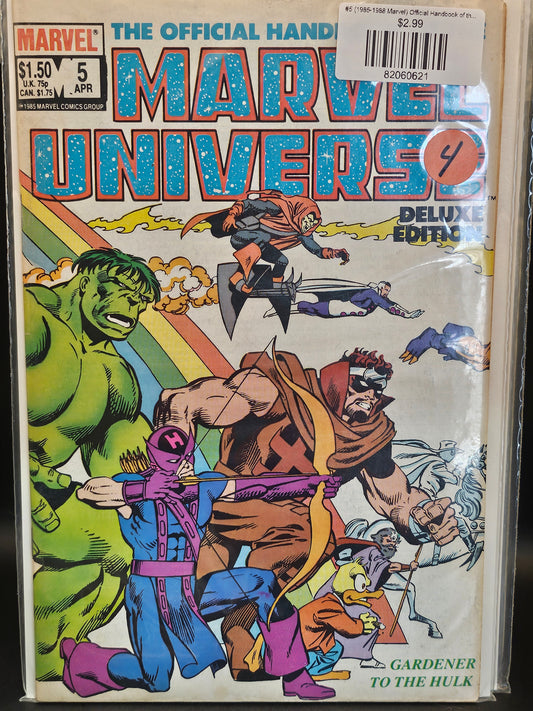 #5 (1985-1988 Marvel) Official Handbook of the Marvel Universe Deluxe Edition