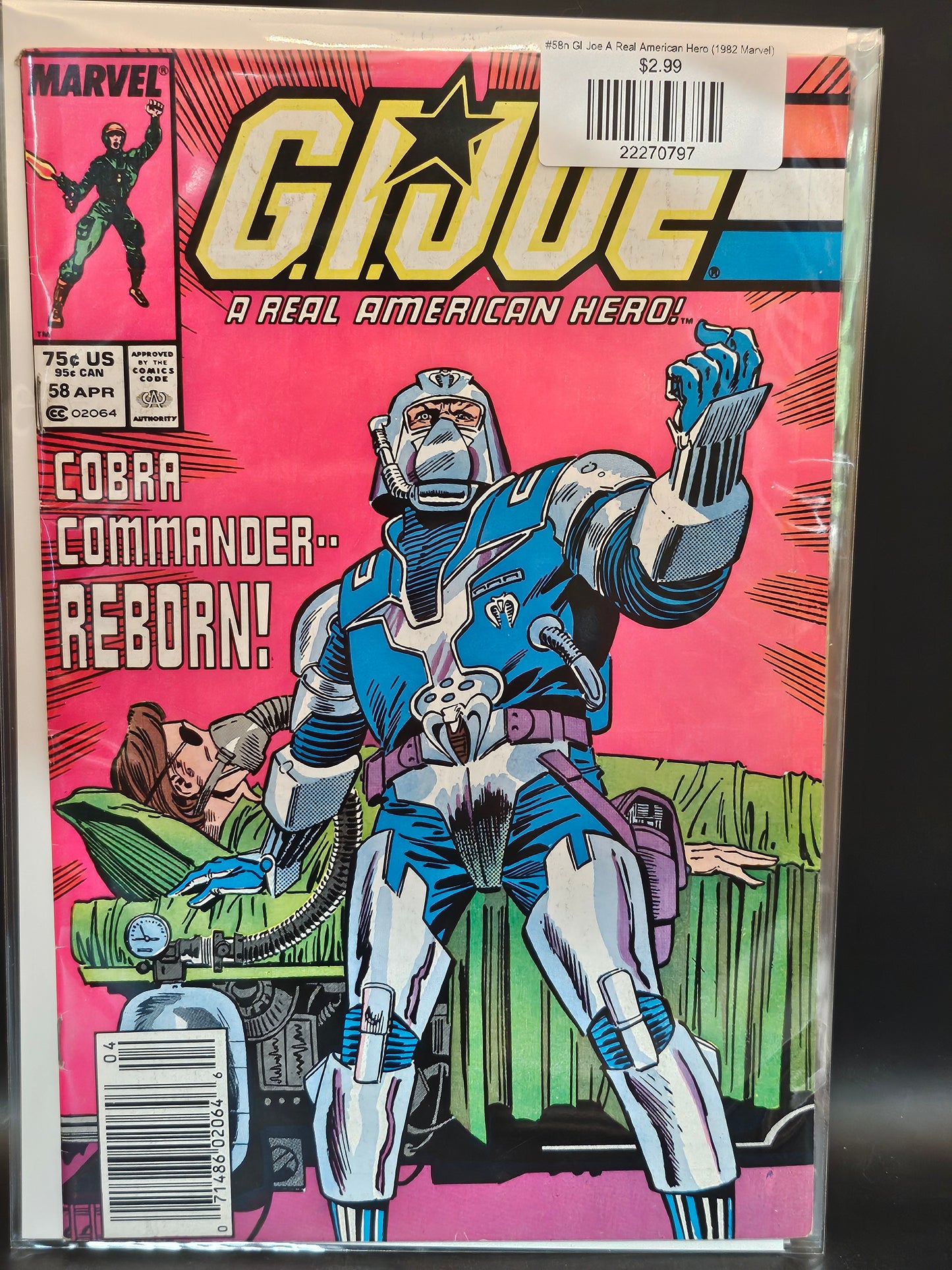 #58n GI Joe A Real American Hero (1982 Marvel)