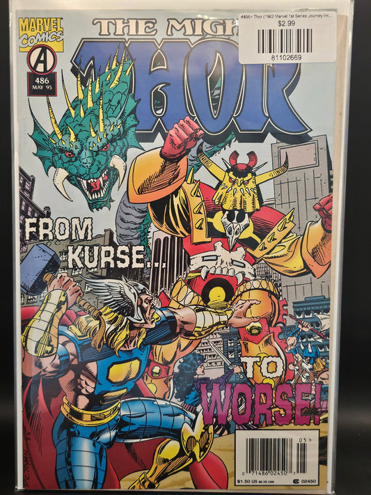 #486n Thor (1962 Marvel 1st Series Journey Into Mystery)
