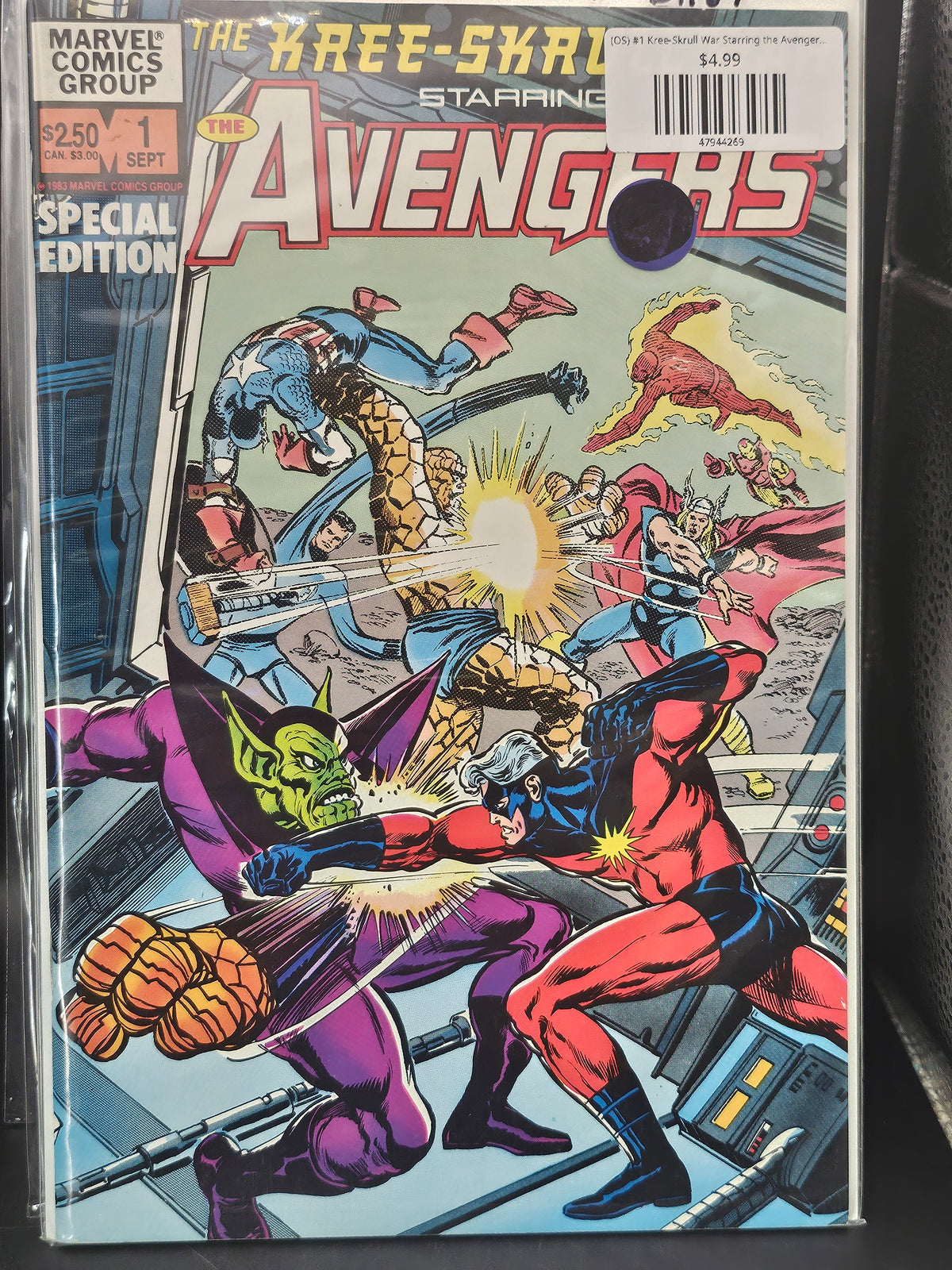 (OS) #1 Kree-Skrull War Starring the Avengers (1983)