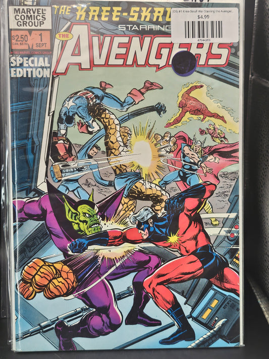 (OS) #1 Kree-Skrull War Starring the Avengers (1983)