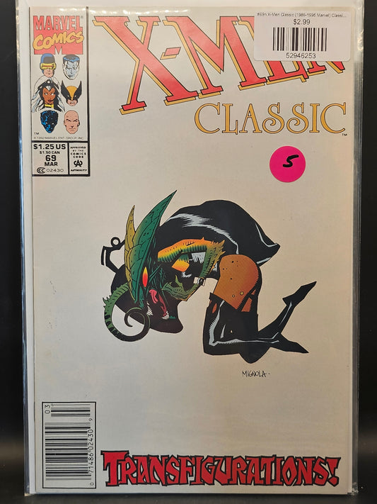 #69n X-Men Classic (1986-1995 Marvel) Classic X-Men