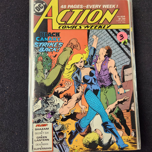 Action Comics #624 - Black Canary Strikes Out (DC 1988)