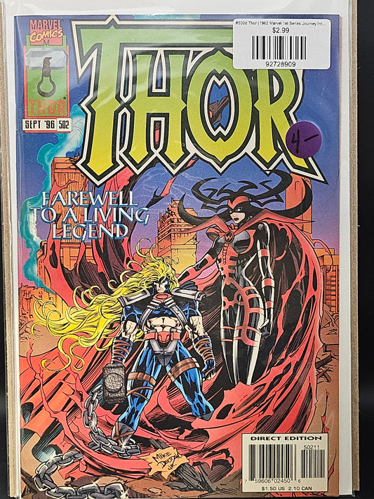 #502d Thor (1962 Marvel 1st Series Journey Into Mystery)