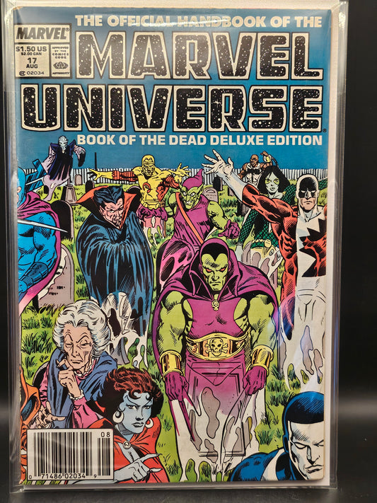 #17 Official Handbook of the Marvel Universe Deluxe Edition (1985-1988 Marvel)