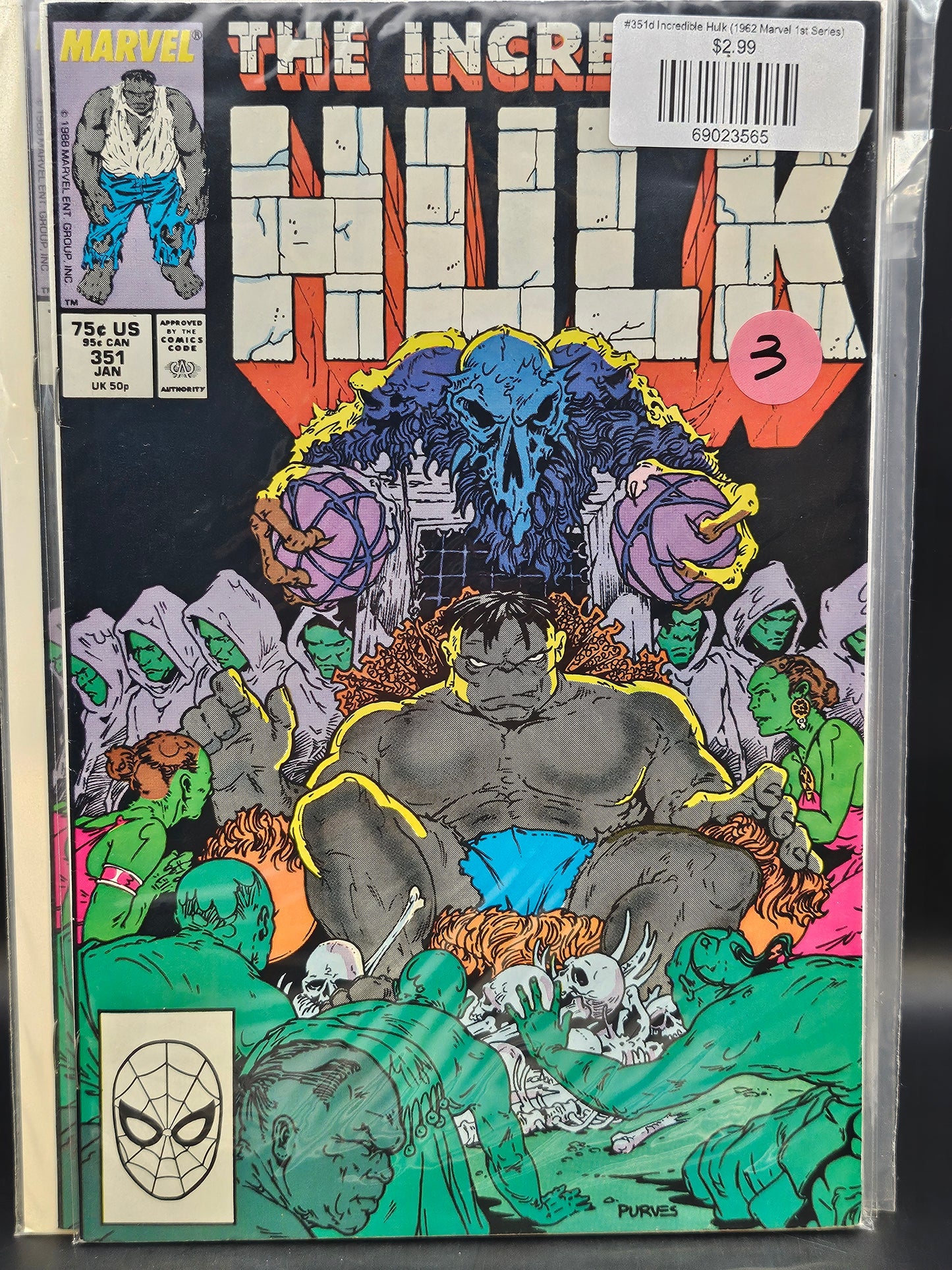 #351d Incredible Hulk (1962 Marvel 1st Series)