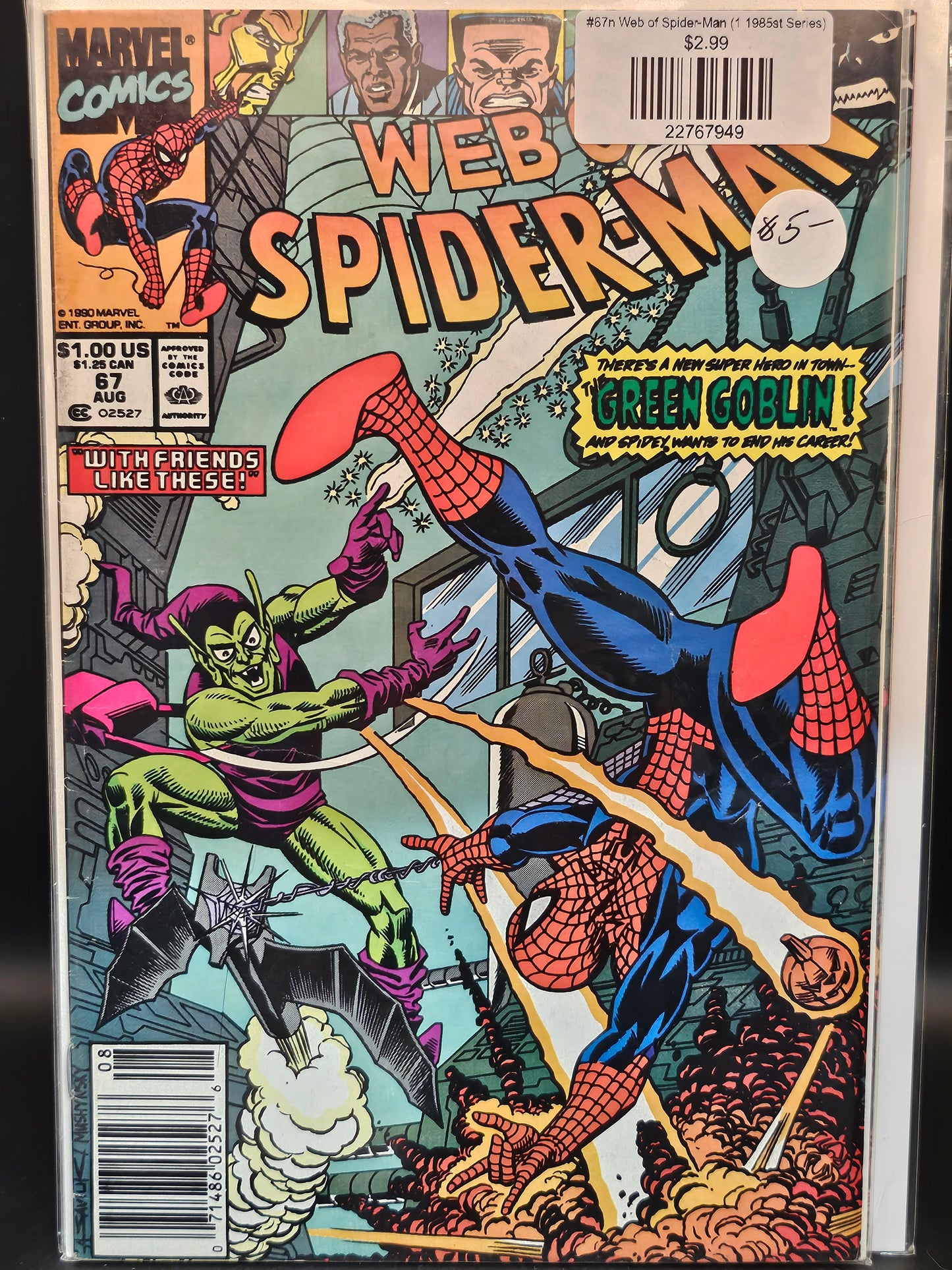#67n Web of Spider-Man (1985 1st Series)