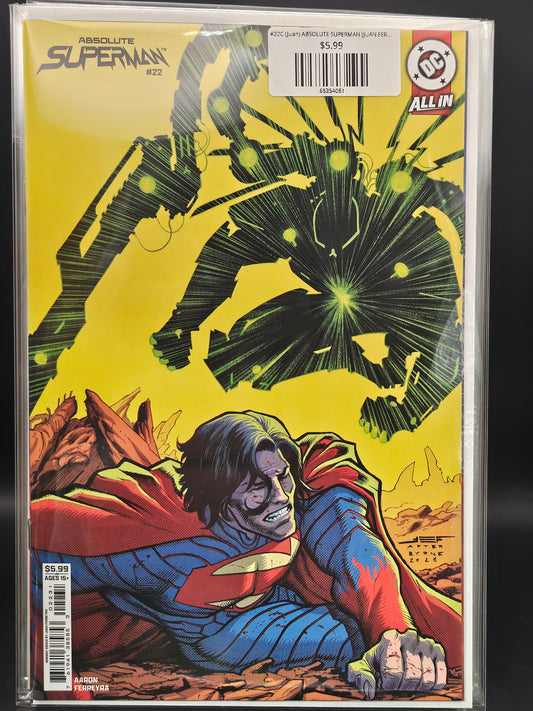 #22C (Juan) ABSOLUTE SUPERMAN (JUAN FERREYRA CARD STOCK VAR)