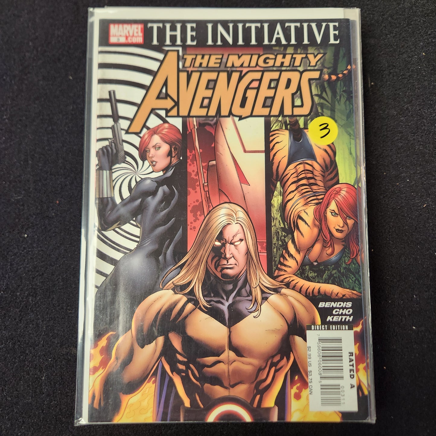 Mighty Avengers #3 (2007-10) yellow $3