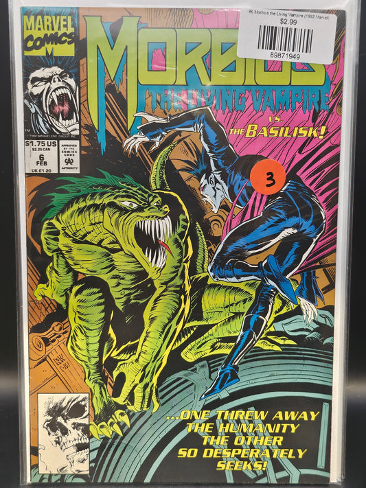 #6 Morbius the Living Vampire (1992 Marvel)