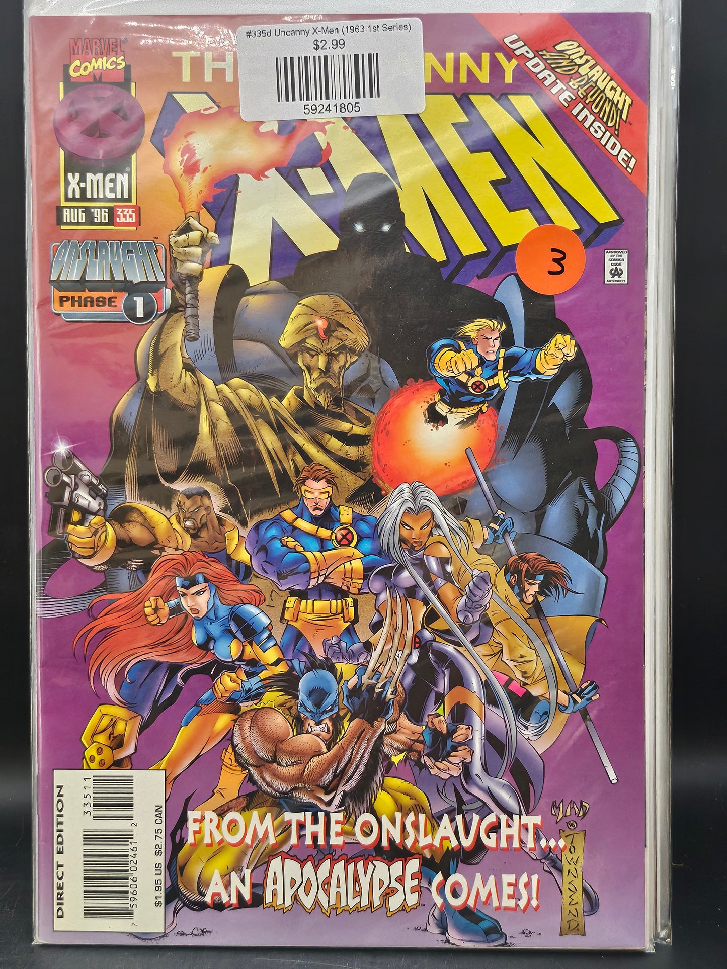 #335d Uncanny X-Men (1963 1st Series)