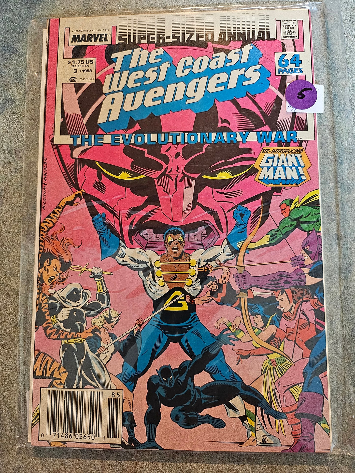 West Coast Avengers Annual – Marvel Comics – (1986–1992) – Volume 1 – #3