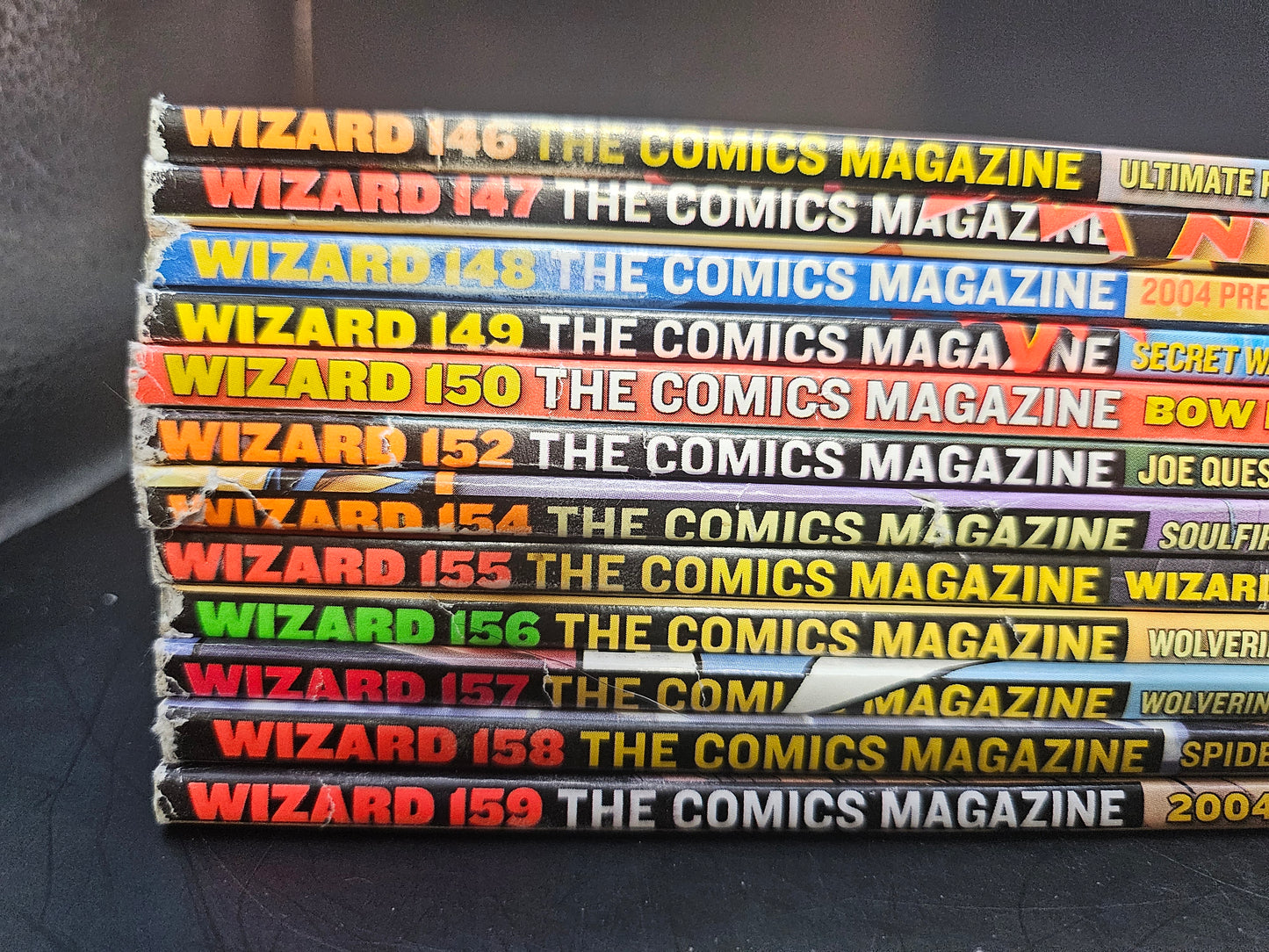 Wizard Magazines #146 147 148 149 150 152 154 155 156 157 158 159